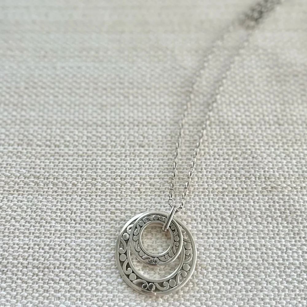 BRIGHTON Contempo Open Ring Convertible Long Necklace • JM3970 • Spin Rings - Picture 4 of 14